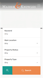 Mobile Screenshot of maiderknowles.com